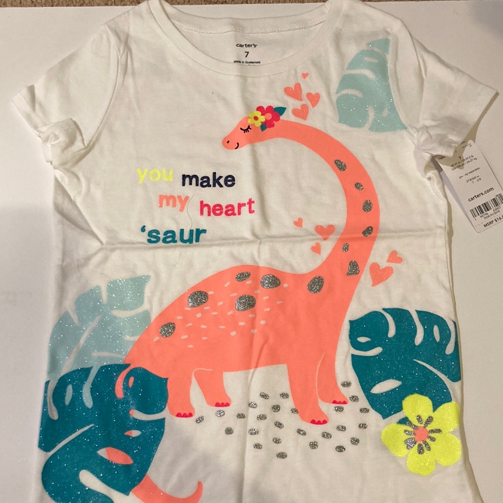 GIRLS DINOSAUR T-SHIRT